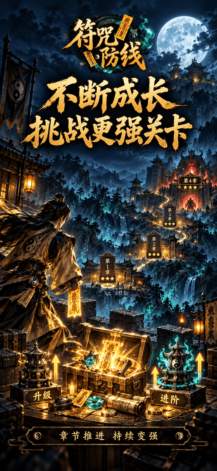 不断成长 挑战更强关卡